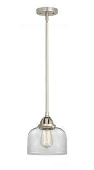 Bell - 1 Light - 8 inch - Brushed Satin Nickel - Stem hung - Mini Pendant (3442|288-1S-SN-G72)