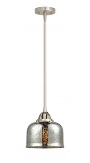 Bell - 1 Light - 8 inch - Brushed Satin Nickel - Stem hung - Mini Pendant (3442|288-1S-SN-G78-LED)