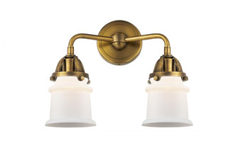 Canton - 2 Light - 13 inch - Brushed Brass - Bath Vanity Light (3442|288-2W-BB-G181S)