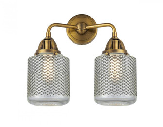 Stanton - 2 Light - 14 inch - Brushed Brass - Bath Vanity Light (3442|288-2W-BB-G262)