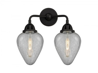 Geneseo - 2 Light - 15 inch - Matte Black - Bath Vanity Light (3442|288-2W-BK-G165)