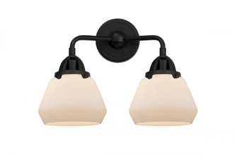 Fulton - 2 Light - 15 inch - Matte Black - Bath Vanity Light (3442|288-2W-BK-G171-LED)