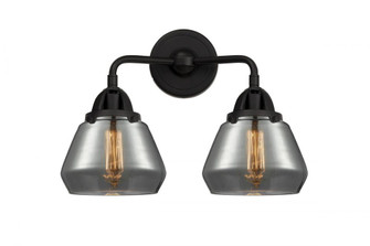 Fulton - 2 Light - 15 inch - Matte Black - Bath Vanity Light (3442|288-2W-BK-G173-LED)