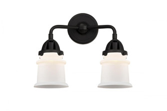 Canton - 2 Light - 13 inch - Matte Black - Bath Vanity Light (3442|288-2W-BK-G181S)