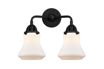 Bellmont - 2 Light - 14 inch - Matte Black - Bath Vanity Light (3442|288-2W-BK-G191-LED)