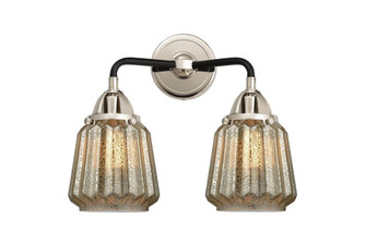 Chatham - 2 Light - 14 inch - Black Polished Nickel - Bath Vanity Light (3442|288-2W-BPN-G146)