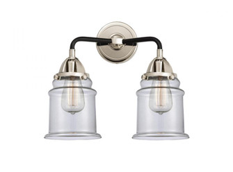 Canton - 2 Light - 14 inch - Black Polished Nickel - Bath Vanity Light (3442|288-2W-BPN-G182-LED)