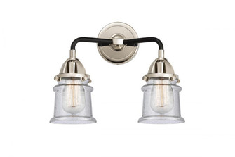 Canton - 2 Light - 13 inch - Black Polished Nickel - Bath Vanity Light (3442|288-2W-BPN-G184S-LED)
