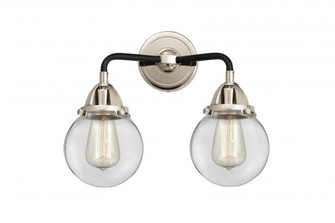 Beacon - 2 Light - 14 inch - Black Polished Nickel - Bath Vanity Light (3442|288-2W-BPN-G202-6)