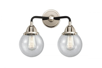 Beacon - 2 Light - 14 inch - Black Polished Nickel - Bath Vanity Light (3442|288-2W-BPN-G204-6-LED)