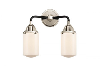 Dover - 2 Light - 13 inch - Black Polished Nickel - Bath Vanity Light (3442|288-2W-BPN-G311-LED)