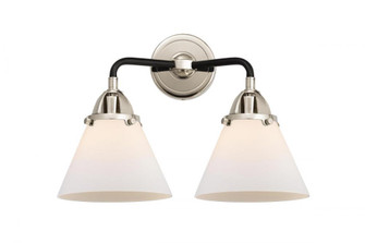 Cone - 2 Light - 16 inch - Black Polished Nickel - Bath Vanity Light (3442|288-2W-BPN-G41-LED)
