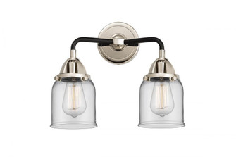 Bell - 2 Light - 13 inch - Black Polished Nickel - Bath Vanity Light (3442|288-2W-BPN-G52-LED)