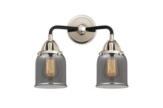 Bell - 2 Light - 13 inch - Black Polished Nickel - Bath Vanity Light (3442|288-2W-BPN-G53)