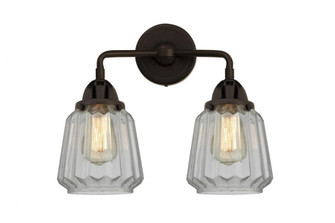 Chatham - 2 Light - 14 inch - Oil Rubbed Bronze - Bath Vanity Light (3442|288-2W-OB-G142)