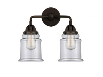 Canton - 2 Light - 14 inch - Oil Rubbed Bronze - Bath Vanity Light (3442|288-2W-OB-G182)