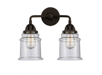 Canton - 2 Light - 14 inch - Oil Rubbed Bronze - Bath Vanity Light (3442|288-2W-OB-G184)