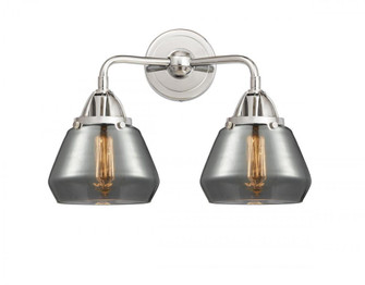 Fulton - 2 Light - 15 inch - Polished Chrome - Bath Vanity Light (3442|288-2W-PC-G173-LED)