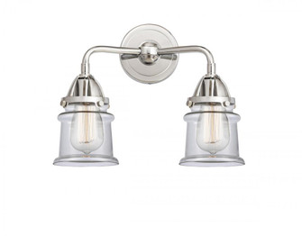 Canton - 2 Light - 13 inch - Polished Chrome - Bath Vanity Light (3442|288-2W-PC-G182S)