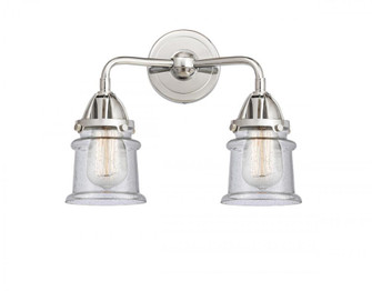 Canton - 2 Light - 13 inch - Polished Chrome - Bath Vanity Light (3442|288-2W-PC-G184S-LED)