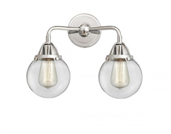 Beacon - 2 Light - 14 inch - Polished Chrome - Bath Vanity Light (3442|288-2W-PC-G202-6)