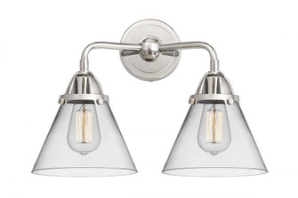 Cone - 2 Light - 16 inch - Polished Chrome - Bath Vanity Light (3442|288-2W-PC-G42-LED)