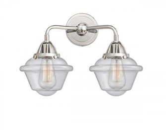 Oxford - 2 Light - 16 inch - Polished Chrome - Bath Vanity Light (3442|288-2W-PC-G534-LED)