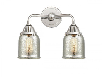 Bell - 2 Light - 13 inch - Polished Chrome - Bath Vanity Light (3442|288-2W-PC-G58-LED)