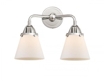Cone - 2 Light - 14 inch - Polished Chrome - Bath Vanity Light (3442|288-2W-PC-G61-LED)
