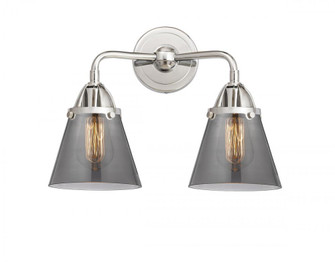 Cone - 2 Light - 14 inch - Polished Chrome - Bath Vanity Light (3442|288-2W-PC-G63)