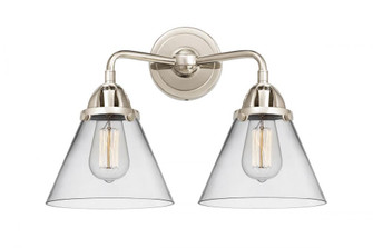 Cone - 2 Light - 16 inch - Polished Nickel - Bath Vanity Light (3442|288-2W-PN-G42-LED)