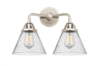 Cone - 2 Light - 16 inch - Polished Nickel - Bath Vanity Light (3442|288-2W-PN-G44-LED)