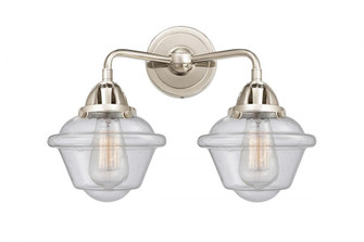 Oxford - 2 Light - 16 inch - Polished Nickel - Bath Vanity Light (3442|288-2W-PN-G534-LED)