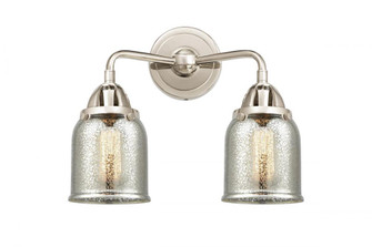 Bell - 2 Light - 13 inch - Polished Nickel - Bath Vanity Light (3442|288-2W-PN-G58)