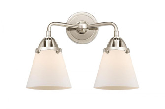 Cone - 2 Light - 14 inch - Polished Nickel - Bath Vanity Light (3442|288-2W-PN-G61)