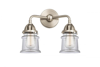 Canton - 2 Light - 13 inch - Brushed Satin Nickel - Bath Vanity Light (3442|288-2W-SN-G182S-LED)