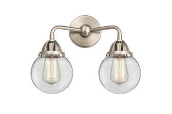 Beacon - 2 Light - 14 inch - Brushed Satin Nickel - Bath Vanity Light (3442|288-2W-SN-G202-6)