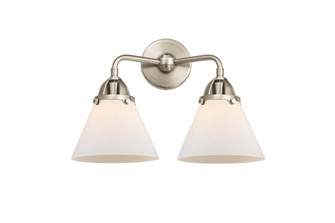 Cone - 2 Light - 16 inch - Brushed Satin Nickel - Bath Vanity Light (3442|288-2W-SN-G41-LED)