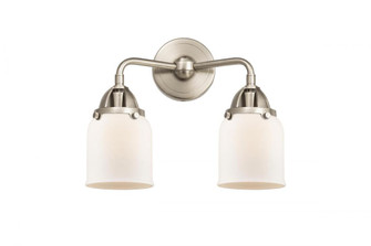 Bell - 2 Light - 13 inch - Brushed Satin Nickel - Bath Vanity Light (3442|288-2W-SN-G51-LED)