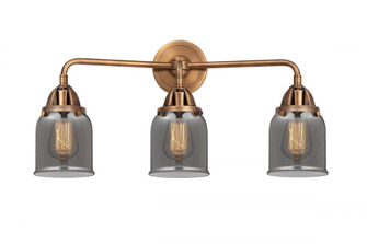 Bell - 3 Light - 23 inch - Antique Copper - Bath Vanity Light (3442|288-3W-AC-G53)