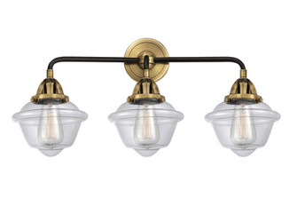 Oxford - 3 Light - 26 inch - Black Antique Brass - Bath Vanity Light (3442|288-3W-BAB-G532-LED)