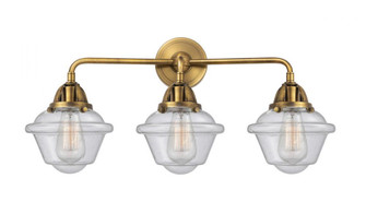 Oxford - 3 Light - 26 inch - Brushed Brass - Bath Vanity Light (3442|288-3W-BB-G534-LED)