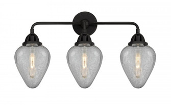Geneseo - 3 Light - 25 inch - Matte Black - Bath Vanity Light (3442|288-3W-BK-G165)