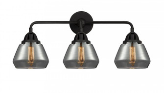 Fulton - 3 Light - 25 inch - Matte Black - Bath Vanity Light (3442|288-3W-BK-G173-LED)