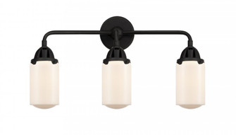 Dover - 3 Light - 23 inch - Matte Black - Bath Vanity Light (3442|288-3W-BK-G311-LED)
