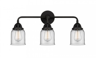 Bell - 3 Light - 23 inch - Matte Black - Bath Vanity Light (3442|288-3W-BK-G52-LED)