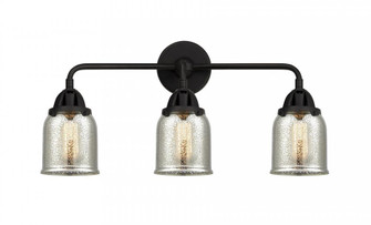 Bell - 3 Light - 23 inch - Matte Black - Bath Vanity Light (3442|288-3W-BK-G58)