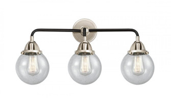 Beacon - 3 Light - 24 inch - Black Polished Nickel - Bath Vanity Light (3442|288-3W-BPN-G204-6-LED)