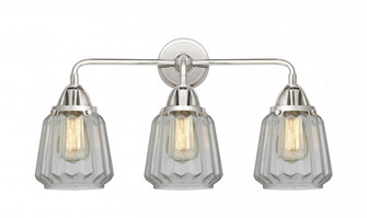 Chatham - 3 Light - 24 inch - Polished Chrome - Bath Vanity Light (3442|288-3W-PC-G142)