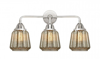 Chatham - 3 Light - 24 inch - Polished Chrome - Bath Vanity Light (3442|288-3W-PC-G146-LED)